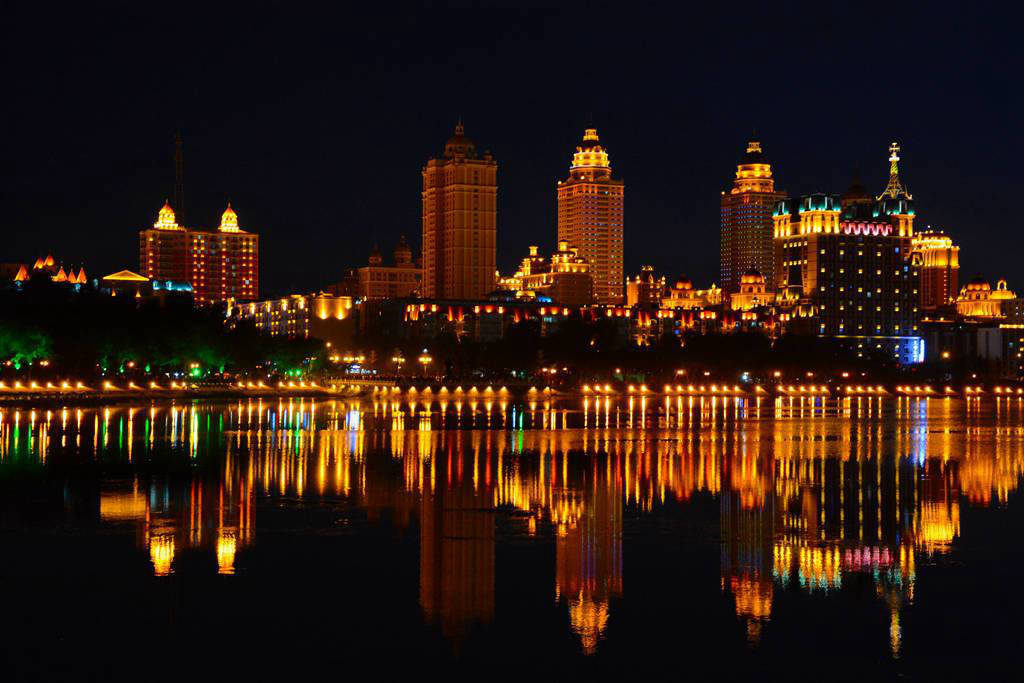 滿洲里夜景