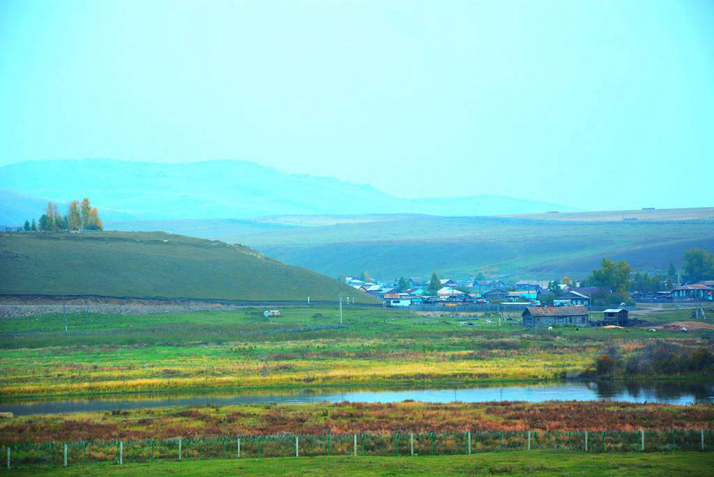 呼倫貝爾邊境線風(fēng)光